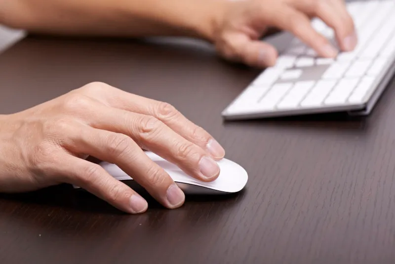 Hands on keyboard