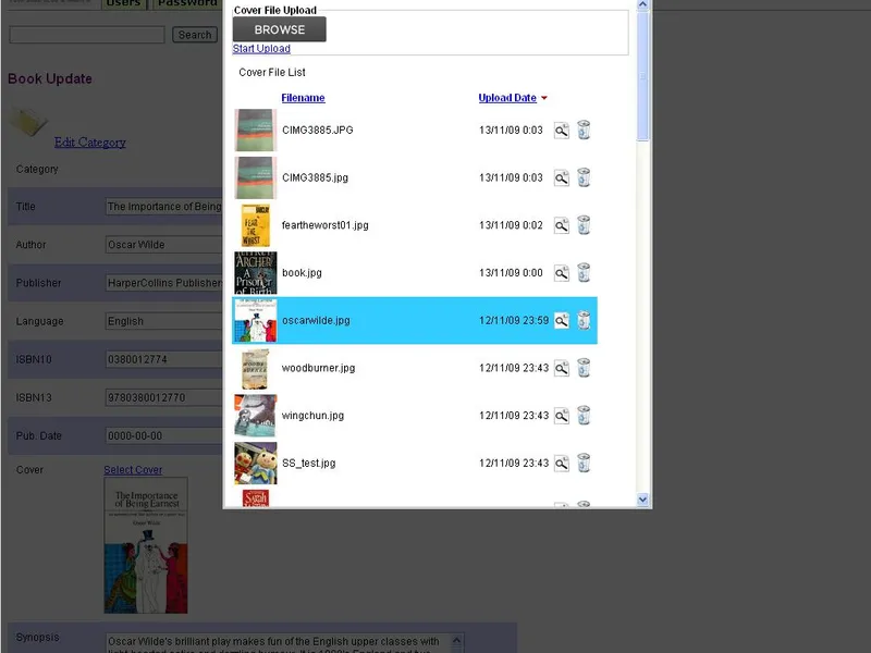 RTHK 3 Bookmarks - Admin Page