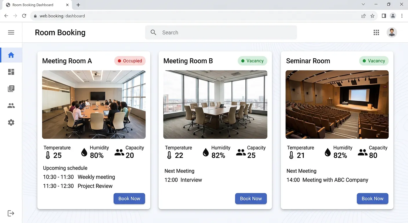 E-ink Room Booking System
