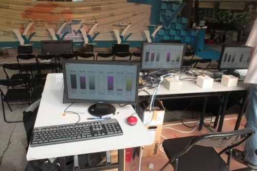 Control Panel & Timers buttons - 2012 legislative forum @ PolyU, Hung Hom